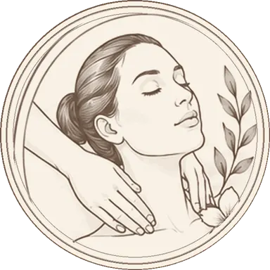 Lymphatic Facial Massage illustration