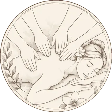 Massage therapy illustration