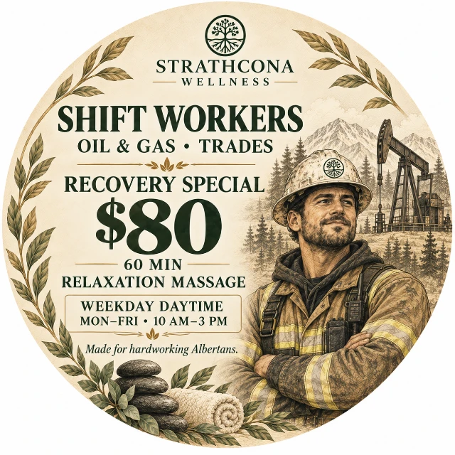 Shift worker recovery massage offer